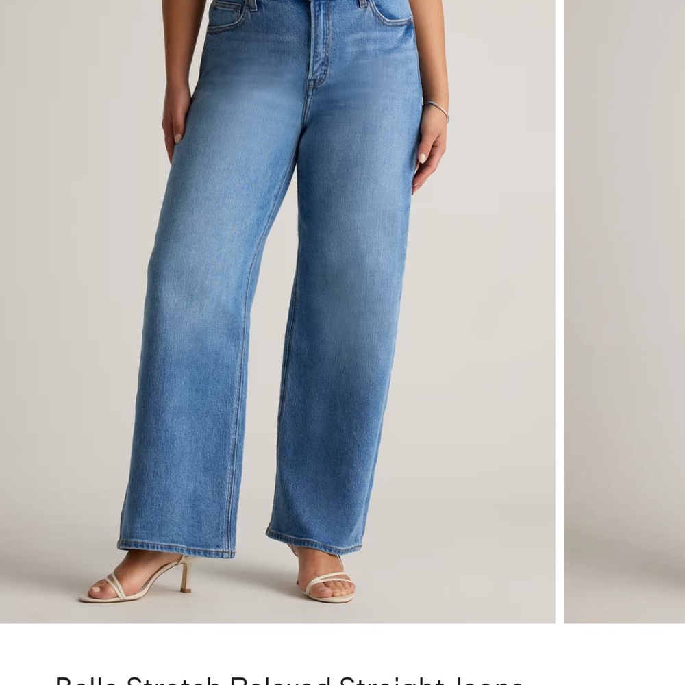 Quince Bella Jeans Atlantic Blue Size 30 28 in inseam